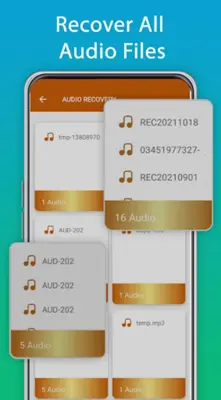 Recover Audio android App screenshot 1